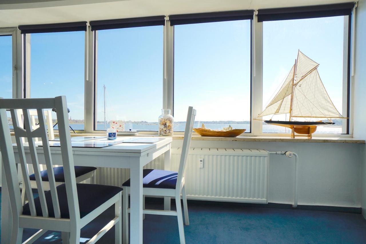 Ferienwohnung Schleiloge Mit Panoramablick Auf Die Schlei Шлезвіг Екстер'єр фото