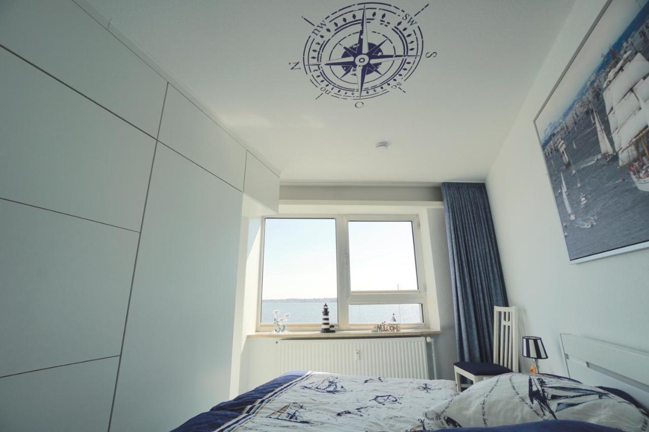 Ferienwohnung Schleiloge Mit Panoramablick Auf Die Schlei Шлезвіг Екстер'єр фото